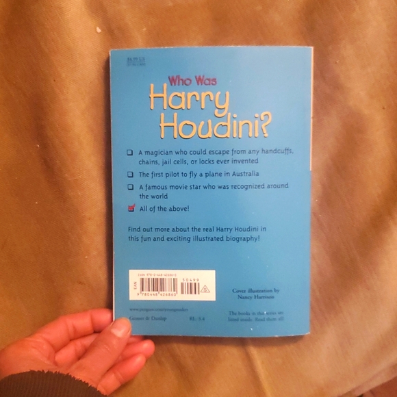 NWOT WHO WAS HARRY HOUDINI? - Picture 7 of 7